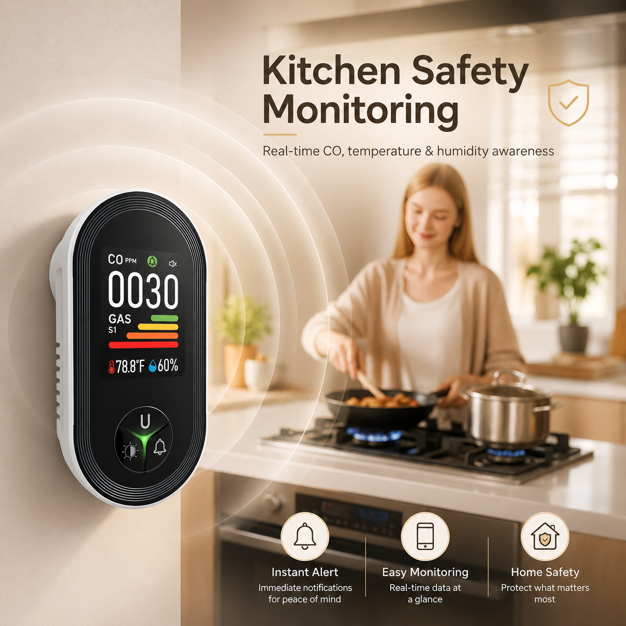 4-in-1 Koolmonoxidealarm