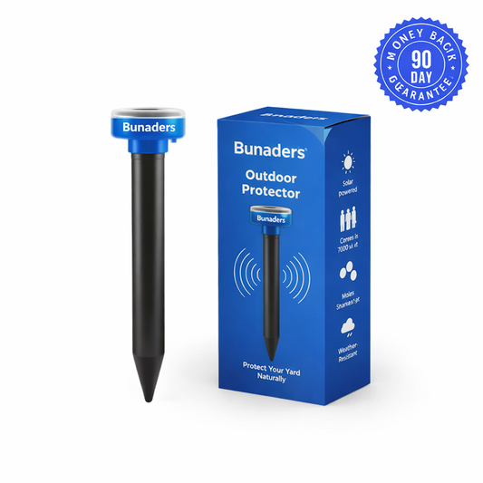 Bunaders™ Outdoor Protector - Banish Moles, Voles, Snakes, Gophers, Rodents and Other Pests For Good