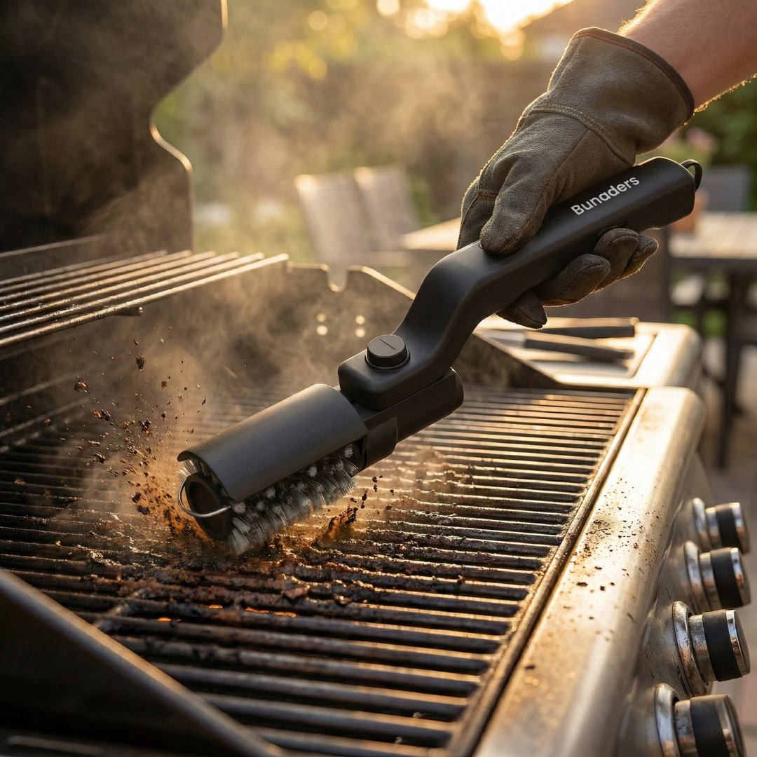 Bunaders Pro - 2 In 1 Electric Grill Cleaner