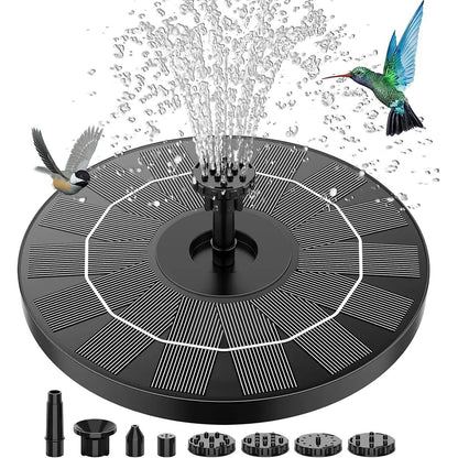 Hot Sale🔥⛲ Solar Fountain, Solar Powered Bird Bath Fountain Pump( Buy 2 Free Shipping)