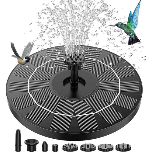 Hot Sale🔥⛲ Solar Fountain, Solar Powered Bird Bath Fountain Pump( Buy 2 Free Shipping)