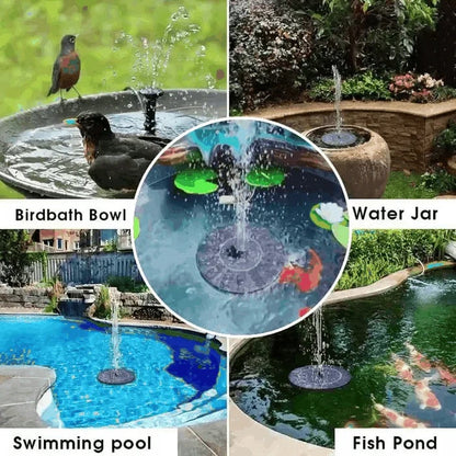 Hot Sale🔥⛲ Solar Fountain, Solar Powered Bird Bath Fountain Pump( Buy 2 Free Shipping)