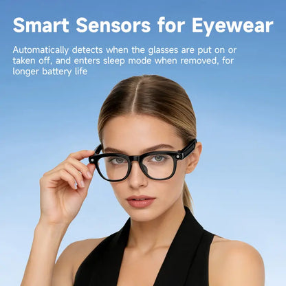 🔥Last Day Sale 70% OFF🕶2026 New AI Smart Glasses | 4K Camera | 139-Language Translation | Hands-Free Voice Assistant | Open-Ear Audio