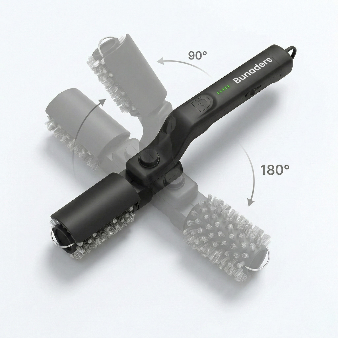 Bunaders Pro - 2 In 1 Electric Grill Cleaner