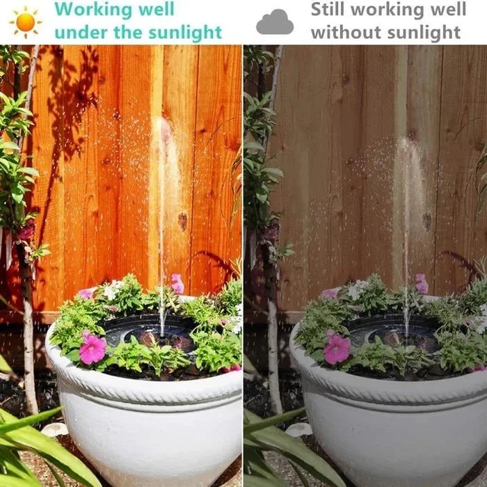 Hot Sale🔥⛲ Solar Fountain, Solar Powered Bird Bath Fountain Pump( Buy 2 Free Shipping)