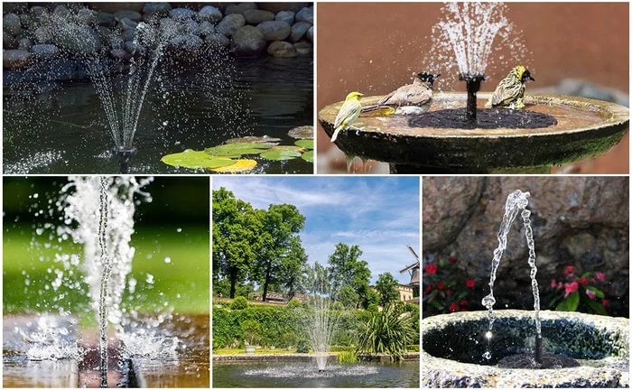 Hot Sale🔥⛲ Solar Fountain, Solar Powered Bird Bath Fountain Pump( Buy 2 Free Shipping)