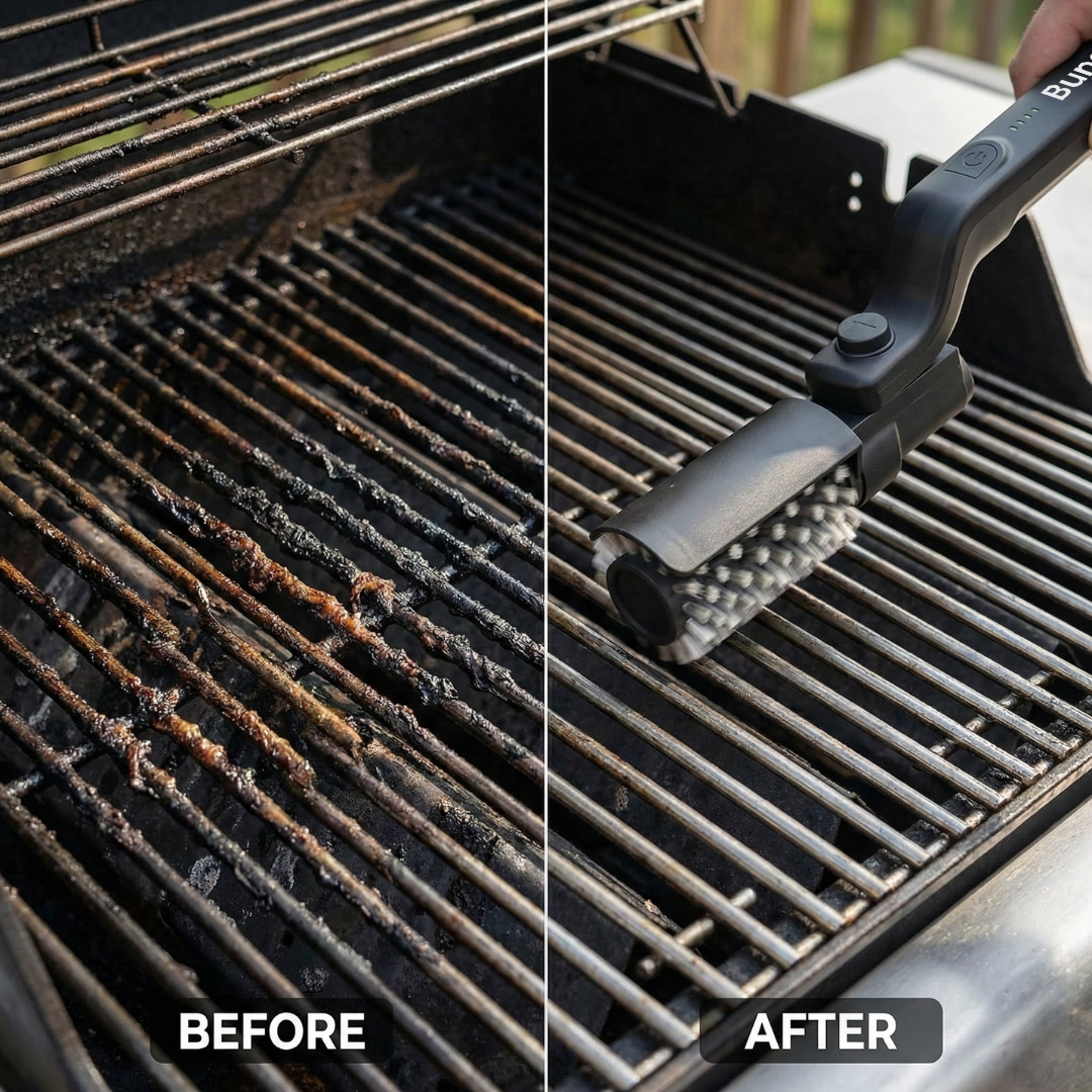 Bunaders Pro - 2 In 1 Electric Grill Cleaner
