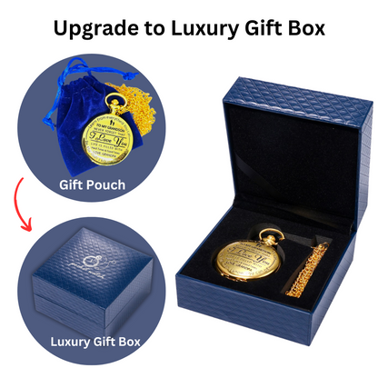 To Grandson / From Grandpa - Luxury Vintage Pocket Watch Gift SS#20