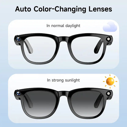 🔥Last Day Sale 70% OFF🕶2026 New AI Smart Glasses | 4K Camera | 139-Language Translation | Hands-Free Voice Assistant | Open-Ear Audio